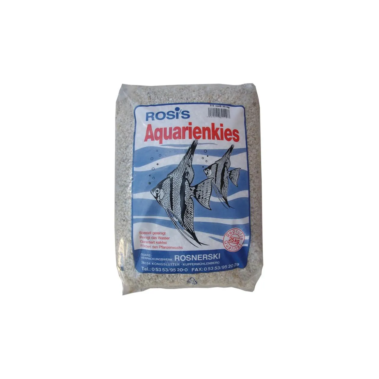 Rosi's Gravier d’aquarium Rosnerski 3 à 5 mm 25 kg