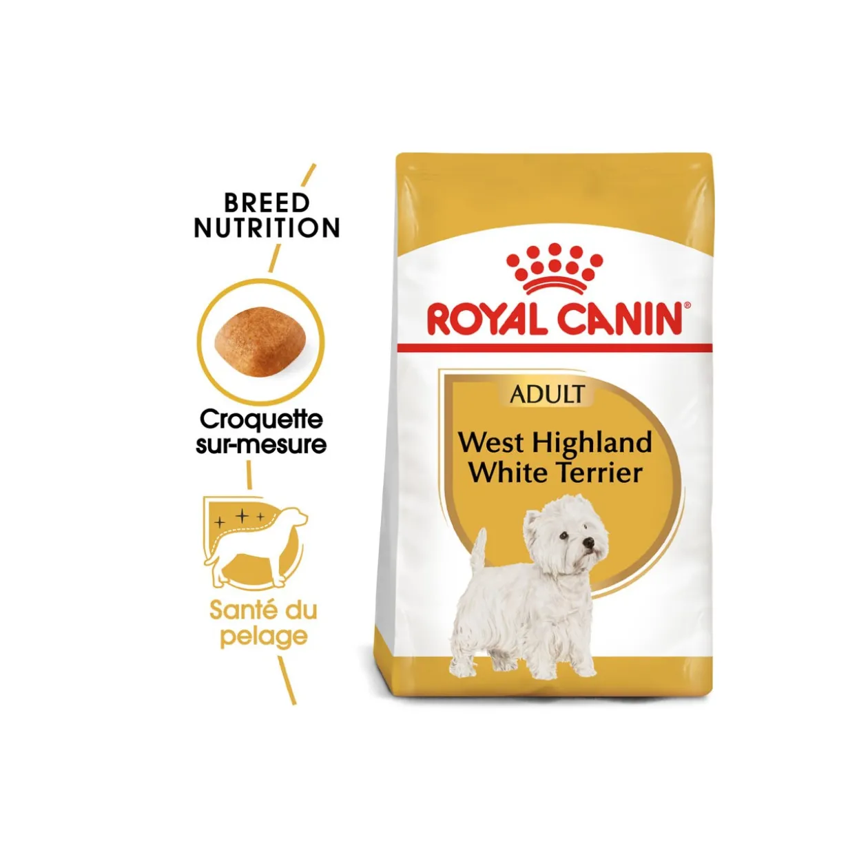ROYAL CANIN West Highland White Terrier Adulte Croquettes Chien 3 kg