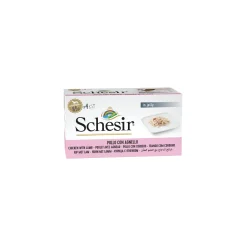 Schesir Multipack Adulte 4 x 85 g Poulet et agneau