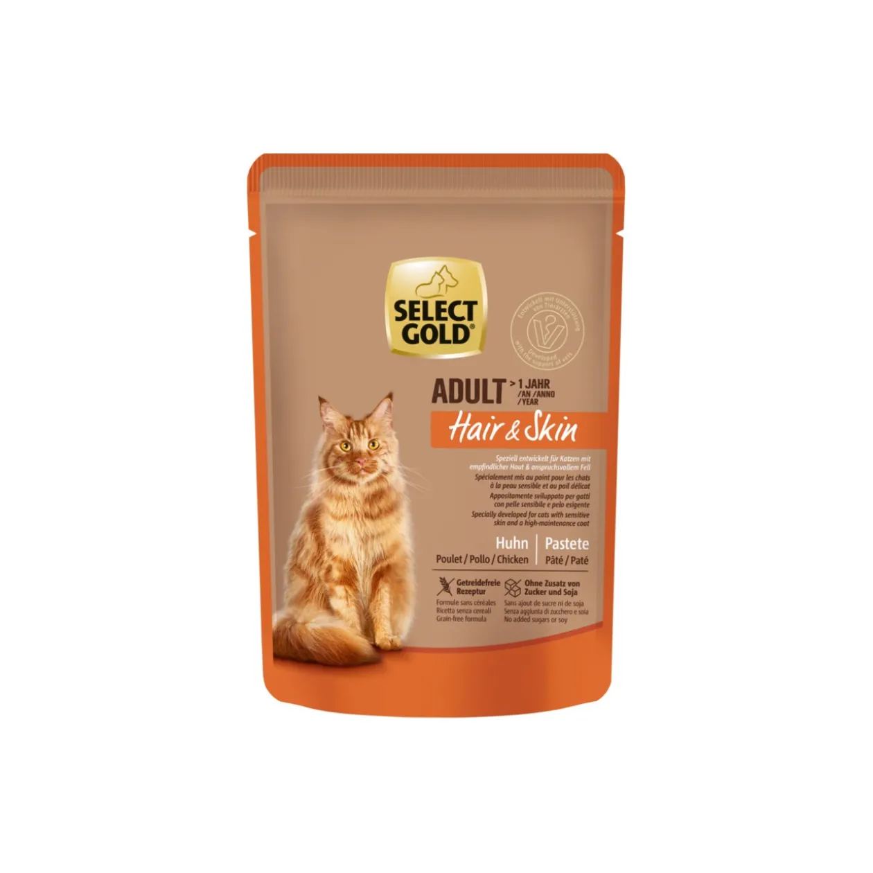 SELECT GOLD Adulte Poils & Peau 12x85 g