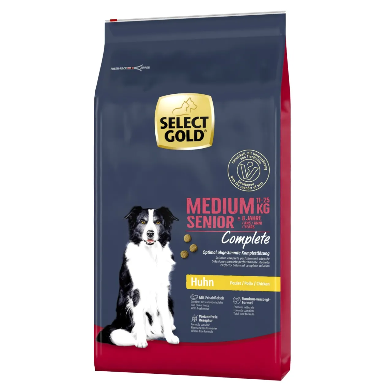 SELECT GOLD Complete Medium Senior poulet 12 kg