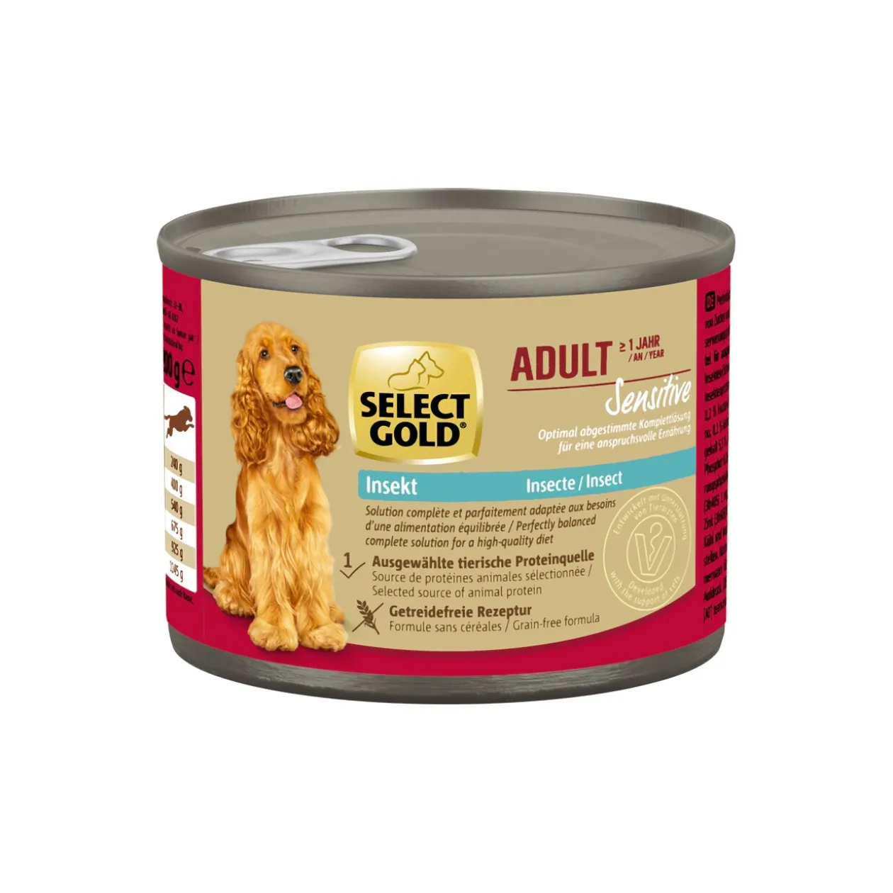 SELECT GOLD Extra Sensitive Adult Insect 6x200 g