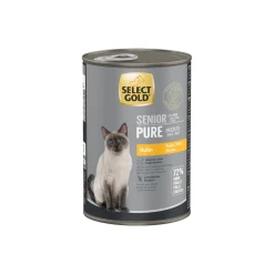 SELECT GOLD Pure Senior Paté Poulet 6x400 g