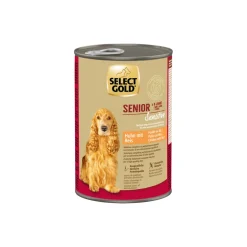 SELECT GOLD Sensitive Senior Poulet et riz 6x400 g