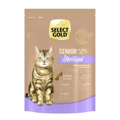 SELECT GOLD Sterilised Senior Volaille & riz 300 g