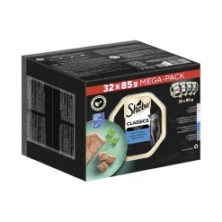 Sheba Multipack Classics en pâté de poisson Variation 32 x 85 g