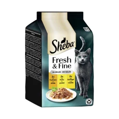 Sheba Multipack Délices du jour 36 x 50 g en gelée Dinde, poulet et volaille