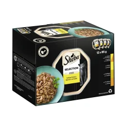 Sheba Multipack Selection en sauce Variation de volaille 12 x 85 g