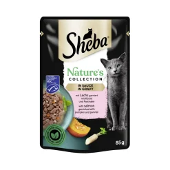 Sheba Nature’s Collection en sauce au saumon MSC 28 x 85 g