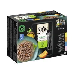 Sheba Nature’s Collection en sauce fine variété 12 x 85 g Feine Vielfalt (MSC)