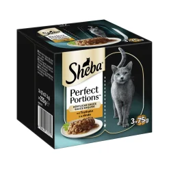 Sheba Perfect Portions nourriture humide pour chat, dinde en sauce 3x75 g Dinde