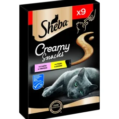Sheba Sachets Creamy Snacks 7 x 9 x 12 g Poulet & saumon
