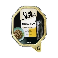 Sheba Selection en sauce 22 x 85 g Veau & dinde