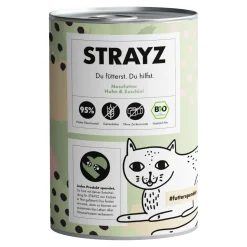 STRAYZ BIO 6x400 g Poulet et courgette