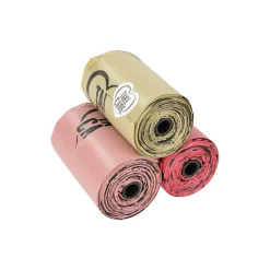 TAKE CARE Sac à crottes multicolore 4x15 pcs