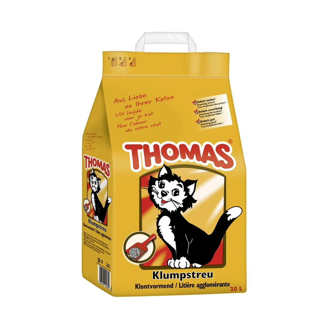 THOMAS Litière agglomérante 20 l