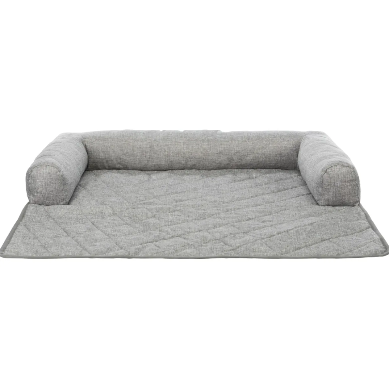 Trixie couverture de protection rembourrée Nero, rectangulaire, 90×90 cm, gris clair