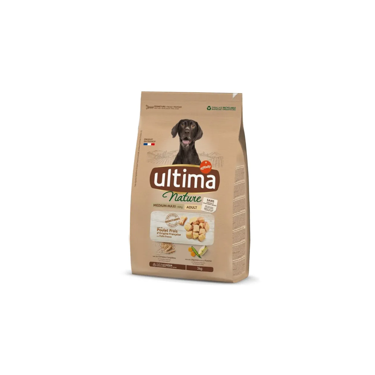 Ultima Nature Medium-Maxi avec du Poulet 3 kg