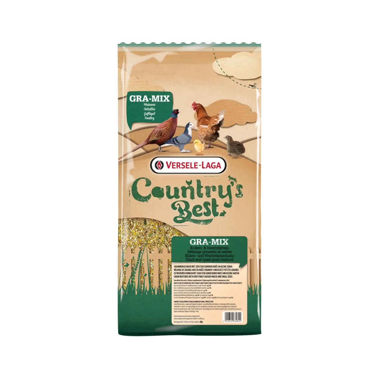 Versele-Laga Versele Laga Country's Best Gra-Mix poussins & cailles 20 kg