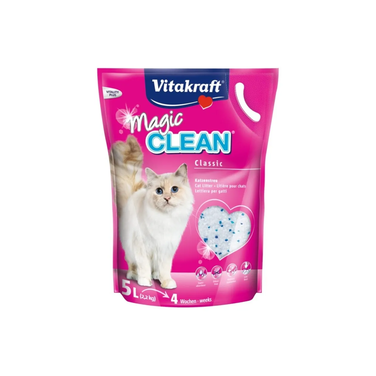 Vitakraft Magic Clean Litière pour chat 5 l
