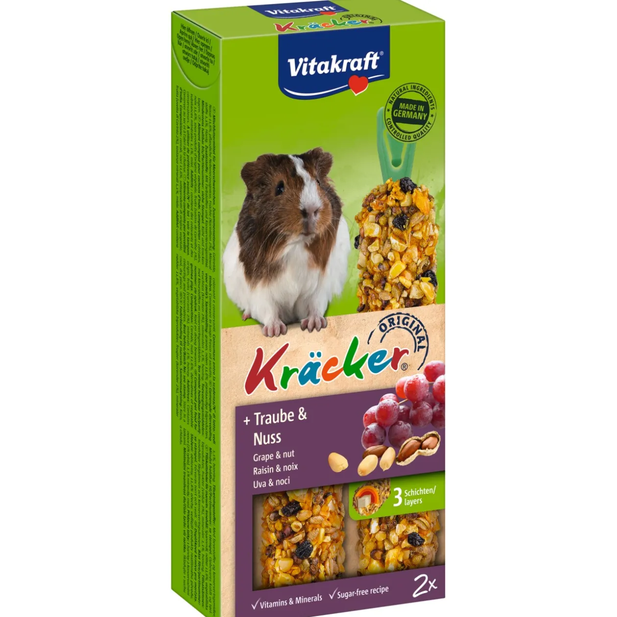 Vitakraft Vitacraft Cracker Cochon d’Inde 3 x 2 pièces