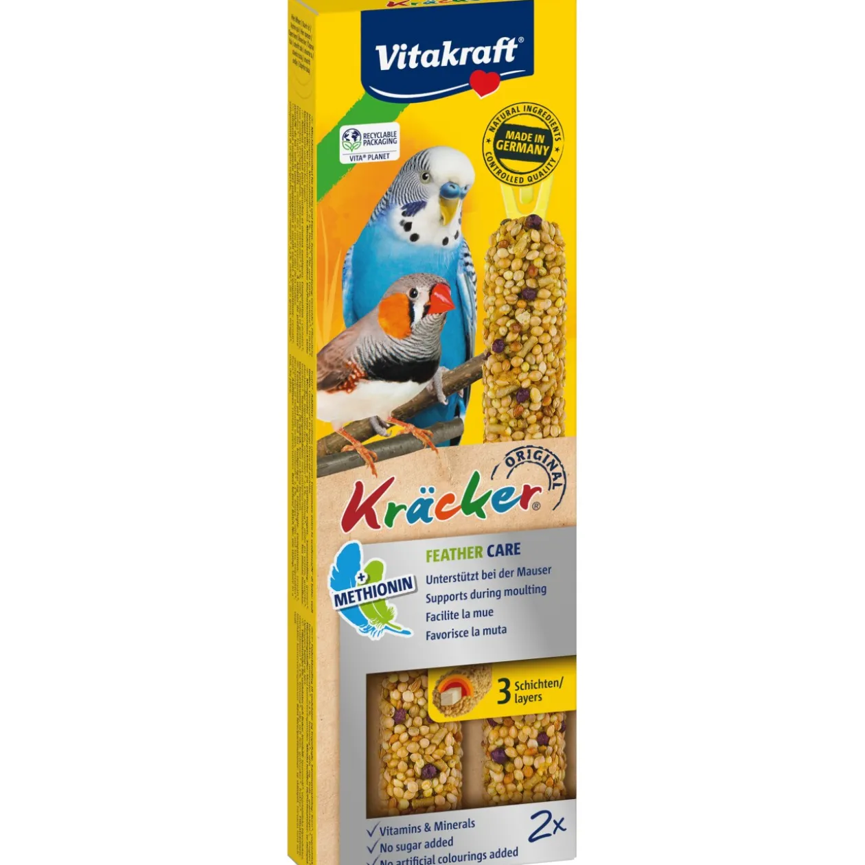 Vitakraft Vitacraft Kräcker perriches 4x2 Feather-Care
