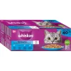 Whiskas Mega Pack 7+ sélection de poisson en gelée 40 x 85 g