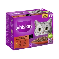 Whiskas Multipack 1+ Sélection classique en sauce 12x85 g