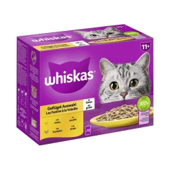 Whiskas Multipack 11+ sélection de volaille en gelée 12x85 g