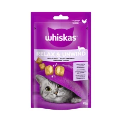 Whiskas Snack Relax & Unwind avec poulet 8x45 g