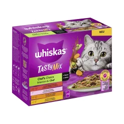 Whiskas Tasty Mix Multipack Chef’s Choice en sauce 12x85 g