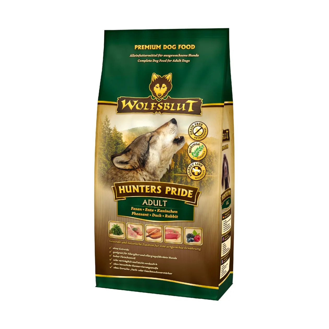 WOLFSBLUT Hunters Pride Faisan Canard et lapin 2kg 2 kg