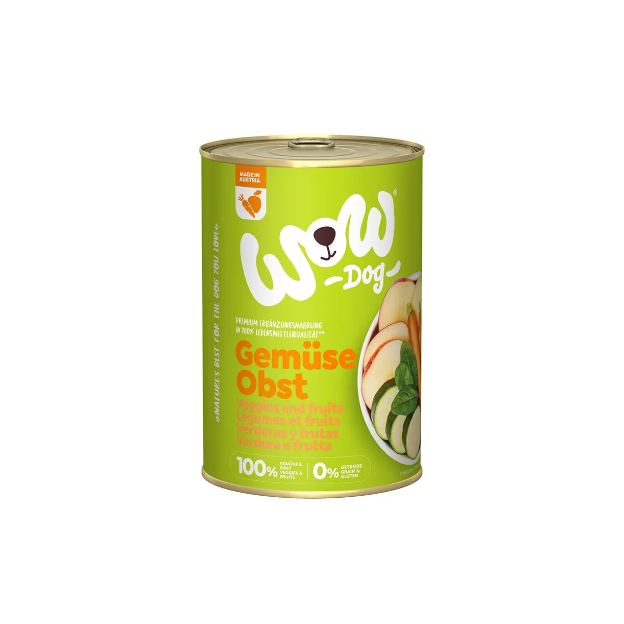 WOW 100 % légumes et fruits Adult 6 x 400 g