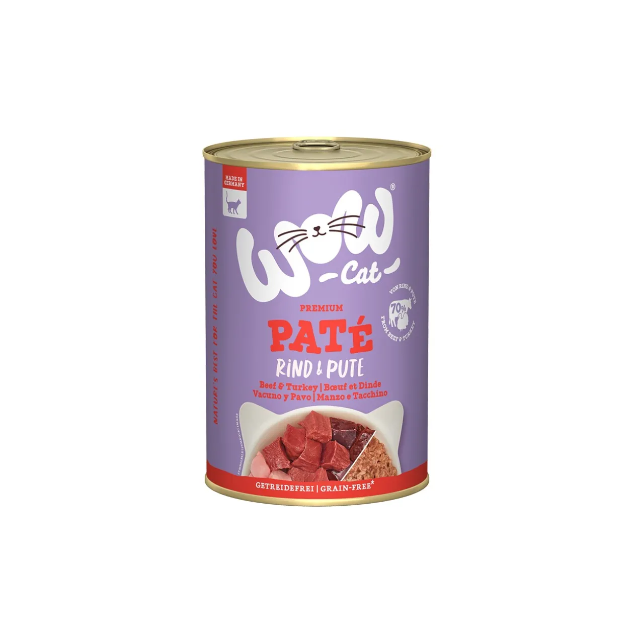 WOW Cat Adult 6 x 400 g Bœuf et dinde