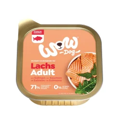 WOW nourriture humide pour chien, adulte 11x150 g Saumon