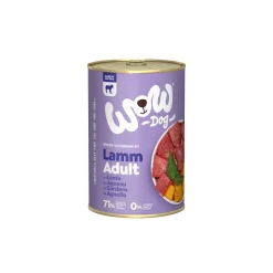 WOW nourriture humide pour chien, adulte 6x400 g Agneau et potiron