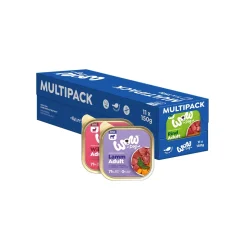 WOW nourriture humide pour chien, adulte, multipack 11x150 g